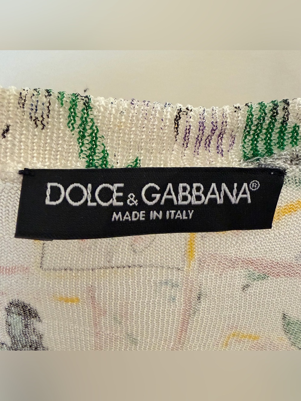 Authentic Dolce & Gabbana 100% Silk Floral Print Cardigan Sweaters | IT 36 - Picture 12 of 12